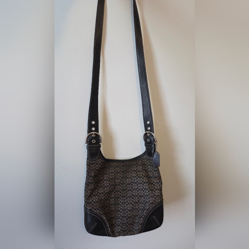 Vintage Y2K Coach Soho Mini Signature Slim Hippie Bag Style #3836